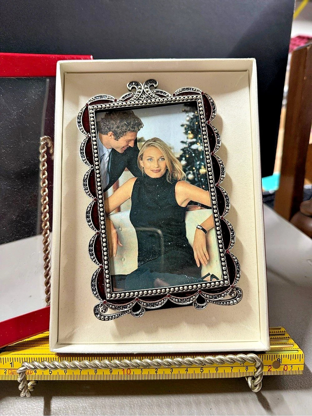 Ornate Black & Silver Picture Frame